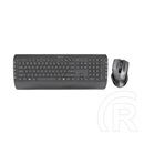 Trust Tecla 2 cordless billentyűzet + egér (HU, USB, fekete)