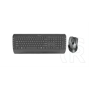 Trust Tecla 2 cordless billentyűzet + egér (HU, USB, fekete)