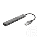 Trust USB Hub - Halyx mini (4port USB 2.0, alumínium)