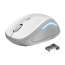 Trust Yvi FX cordless optikai egér (USB, fehér)