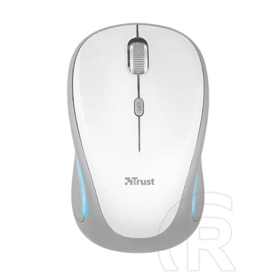 Trust Yvi FX cordless optikai egér (USB, fehér)