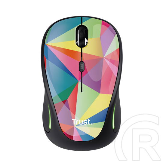 Trust Yvi cordless optikai egér (USB, geometria)
