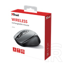 Trust Zaya cordless optikai egér (USB, fekete)