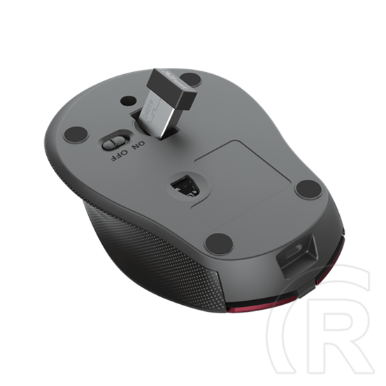 Trust Zaya cordless optikai egér (USB, piros)