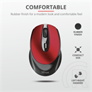 Trust Zaya cordless optikai egér (USB, piros)