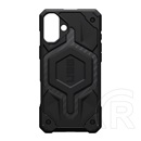 UAG Apple iPhone 16 Plus monarch pro szilikon telefonvédő (erős ütésállóság, karbon minta, magsafe) fekete