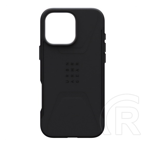 UAG Apple iPhone 16 Pro Max civilian defender szilikon telefonvédő (erős ütésállóság, magsafe) fekete