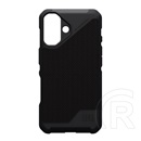 UAG Apple iPhone 16 metropolis lt szilikon telefonvédő (erős ütésállóság, magsafe, szőtt minta) fekete