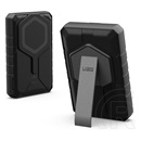 UAG rugged vésztöltő usb+type-c aljzat (10000mah, 20w, wireless, gyorstöltő, magsafe, kitámasztó) fekete