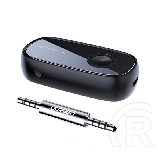 UGREEN Bluetooth audió adapter (v5.0, 3,5 mm jack, AUX, fekete)