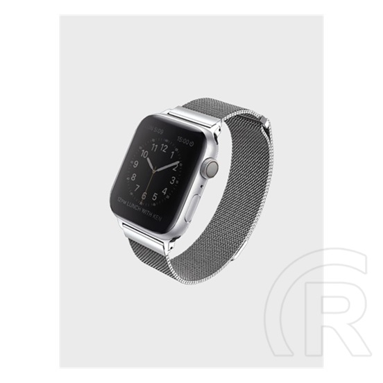 UNIQ Dante Apple Watch 42/44mm fém szíj (ezüst)