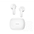 USAMS SM01 bluetooth fülhallgató sztereo (v5.0, tws, mikrofon, zajszűrő, töltőtok, fehér)