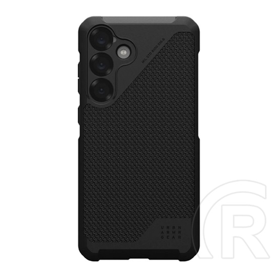 Uag Samsung Galaxy S25 Plus (SM-S936) metropolis lt szilikon telefonvédő (erős ütésállóság, magsafe, szőtt minta) fekete