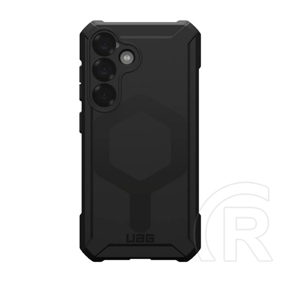 Uag Samsung Galaxy S25 (SM-S931) essential szilikon telefonvédő (erős ütésállóság, légpárnás sarok, magsafe) fekete