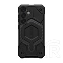 Uag Samsung Galaxy S25 (SM-S931) monarch pro szilikon telefonvédő (erős ütésállóság, karbon minta, magsafe) fekete
