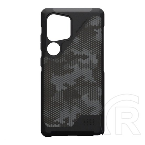 Uag Samsung Galaxy S25 Ultra (SM-S938) metropolis lt szilikon telefonvédő (erős ütésálló, magsafe, terep minta) fekete