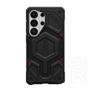 Uag Samsung Galaxy S26 Ultra (SM-S948) monarch pro szilikon telefonvédő (erős ütésállóság, textil minta, magsafe) fekete