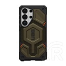 Uag Samsung Galaxy S26 Ultra (SM-S948) monarch pro szilikon védő (erős ütésállóság, textil minta, magsafe) sötétzöld