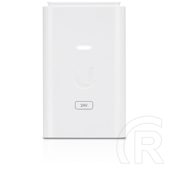 Ubiquiti PoE tápegység (24V DC, 0,3A, 7W, Gigabit RJ45, falra szerelhető, fehér)