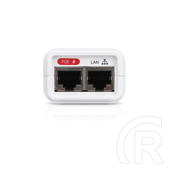 Ubiquiti PoE tápegység (24V DC, 0,3A, 7W, Gigabit RJ45, falra szerelhető, fehér)