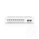 Ubiquiti Pro XG 8 PoE switch (kompakt asztali/fali, 8x 10GbE RJ45 PoE++, 2x 10G SFP+, L3, 155W PoE)