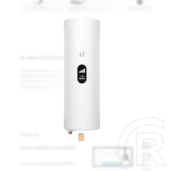 Ubiquiti U-LTE-PRO router (nanoSIM, 150 Mbps, 4G LTE, 2x1000 Mbps LAN, PoE+)
