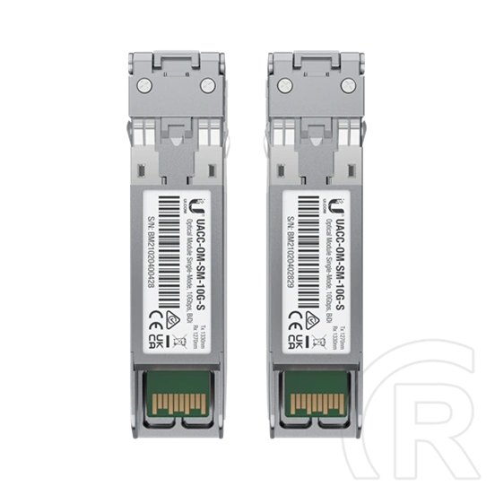 Ubiquiti UFiber SFP+ modul (10G, BiDi, egymódusú, LC, 10 km, pár)