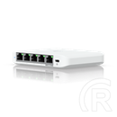 Ubiquiti USW-Flex-2.5G-5 (5 x 2,5 GbE port, menedzselhető, asztali, PoE bemenet)