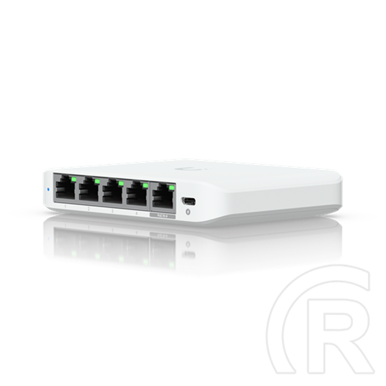 Ubiquiti USW-Flex-2.5G-5 (5 x 2,5 GbE port, menedzselhető, asztali, PoE bemenet)