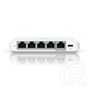 Ubiquiti USW-Flex-2.5G-5 (5 x 2,5 GbE port, menedzselhető, asztali, PoE bemenet)