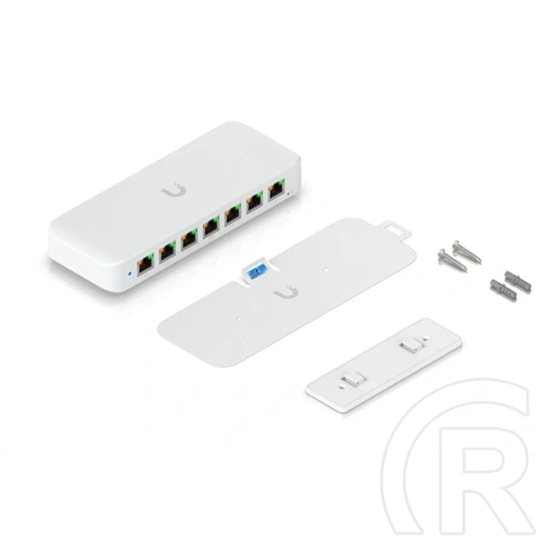 Ubiquiti USW-Ultra switch (8x 10/100/1000, 7x PoE/PoE+ 42W, menedzselhető, asztali)