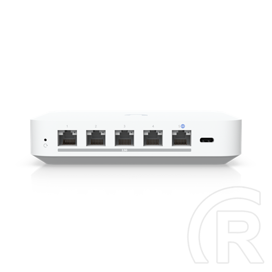 Ubiquiti UXG-MAX vezetékes router (4 x 2,5 GbE LAN, 1 x 2,5 GbE WAN, 2 GB RAM, IPS/IDS 1,5 Gbps, OpenVPN, asztali)