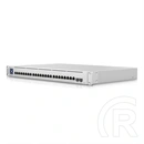 Ubiquiti UniFi Switch Enterprise XG (24x10GbE RJ45 port, 2x25Gb SFP28 port, L3, rozsdamentes acél)