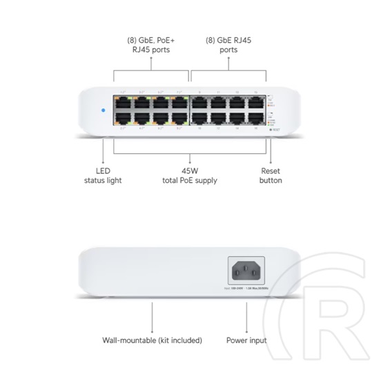 Ubiquiti UniFi Switch Lite 16 PoE
