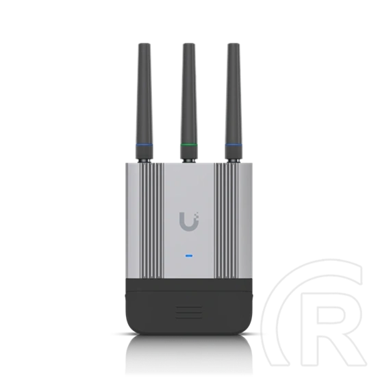 Ubiquiti ipari mobil router (LTE Cat4, 150/50 Mbps, WiFi 4 2,4 GHz, 2x GbE, PoE in/out, nano-SIM, IP66, SMA antenna, GPS