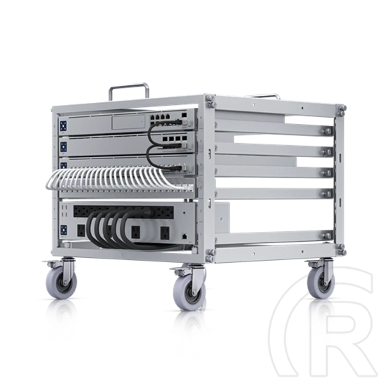 Ubiquiti mini rack (6U, nyitott keret, 480 mm mély, szerszám nélküli, 35 kg teherbírás)