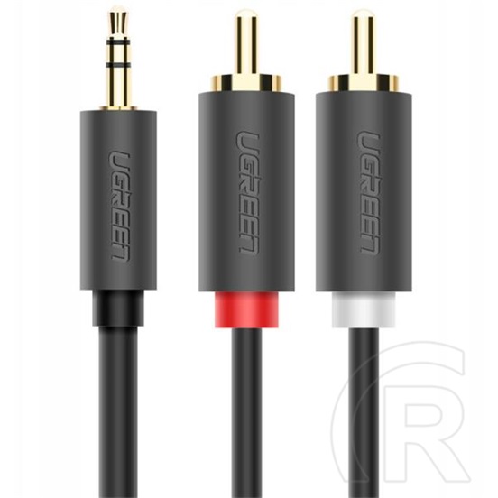 Ugreen 3,5 jack (M) - 2 RCA (M) kábel (1,5m, szürke)