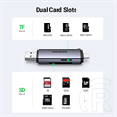 Ugreen 50706 USB 3.0 kártyaolvasó (SD/Micro SD, szürke)