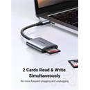 Ugreen 80888 USB-C 3.0 kártyaolvasó (SD, fekete)