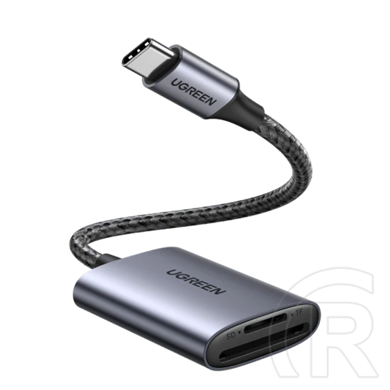 Ugreen 80888 USB-C 3.0 kártyaolvasó (SD, fekete)