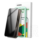Ugreen Apple iPhone 16 Pro Max sp655 képernyővédő üveg (betekintés ellen, 0.33mm, 9h + segédkeret) fekete
