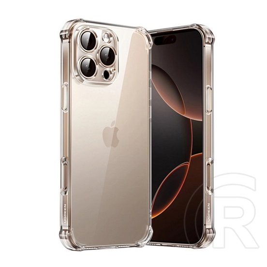 Ugreen Apple iPhone 16 Pro bright cushion szilikon telefonvédő (ütésállóság, légpárnás sarok) átlátszó
