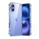 Ugreen Apple iPhone 16 bright cushion szilikon telefonvédő (ütésállóság, légpárnás sarok) átlátszó