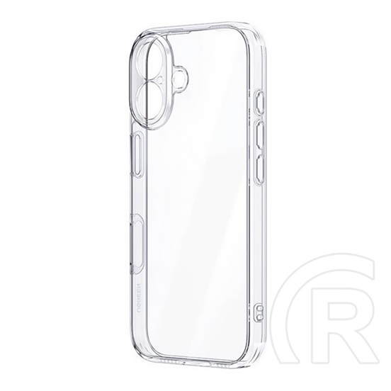 Ugreen Apple iPhone 16 ca105 műanyag telefonvédő (ütésállóság, akril hátlap, kameravédő) átlátszó