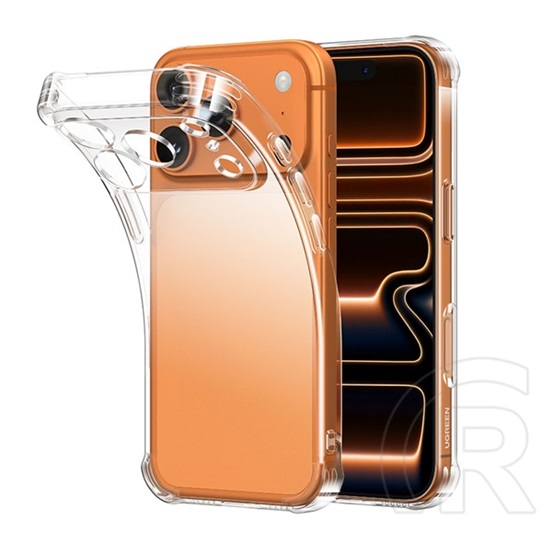 Ugreen Apple iPhone 17 Pro ca232 bright cushion szilikon telefonvédő (ütésállóság, légpárnás sarok) átlátszó