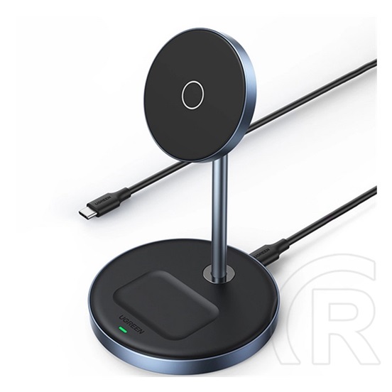 Ugreen Apple iPhone 17  Ugreen cd317 asztali gyorstöltő 2in1 (7.5w, wireless, magsafe, apple airpods töltő, qi2) fekete
