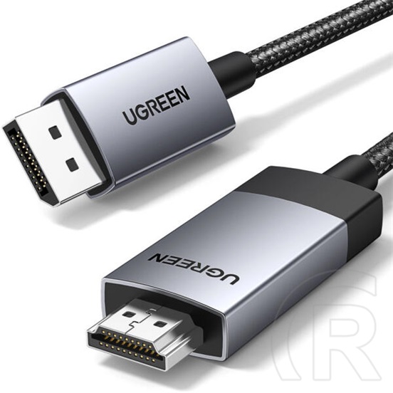 Ugreen DisplayPort - HDMI kábel (1 m, fekete)