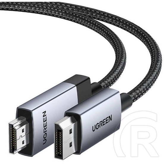 Ugreen DisplayPort - HDMI kábel (2 m, fekete)