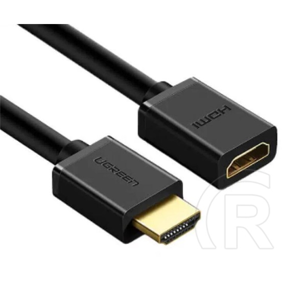 Ugreen HDMI (M) - HDMI (F) hosszabbító kábel (2.0, 1 m, fekete)