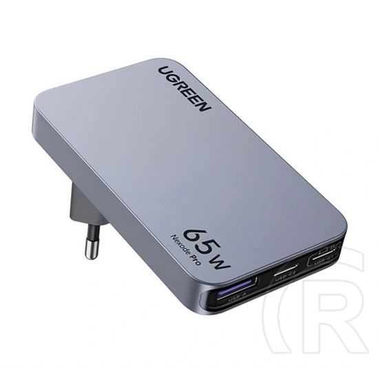 Ugreen Nexode Pro GaN hálózati töltő (65 W, USB-A + 2xUSB-C)